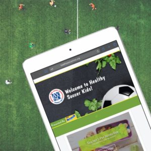 An image of AYSO Website which links to the Projects page