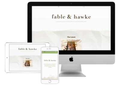 able & Hawke website homepage.