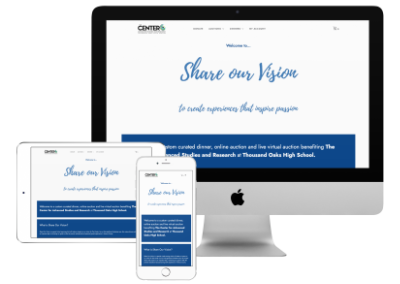 Share Our Vision website homepage.