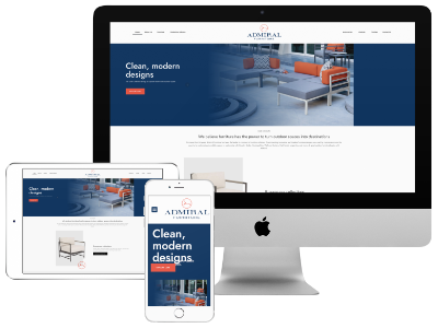 admiral furniture website homepage
